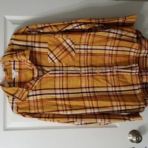 Time n True Plus Flannel button down shirt